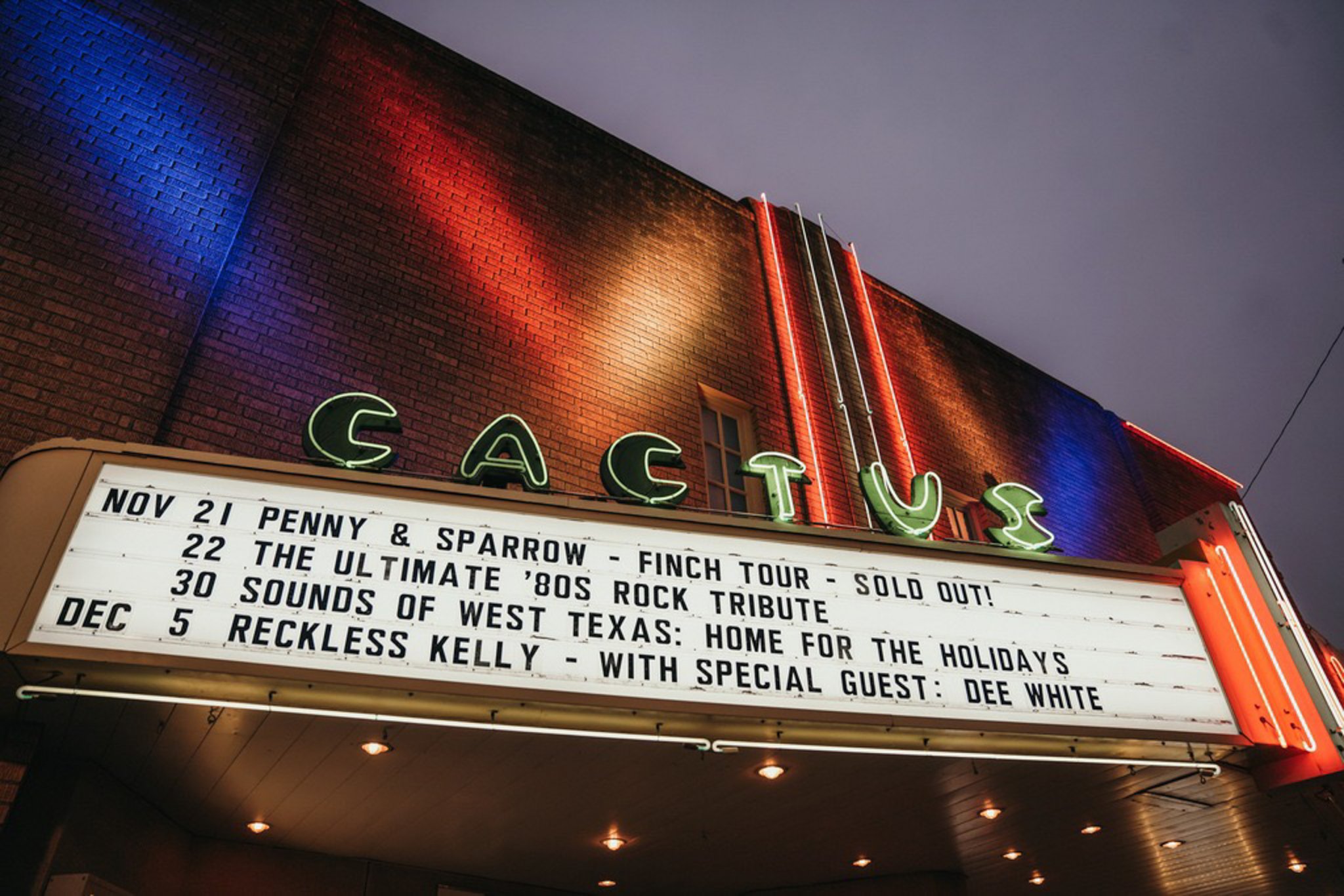 In the Spotlight Cactus Theater Visit Lubbock